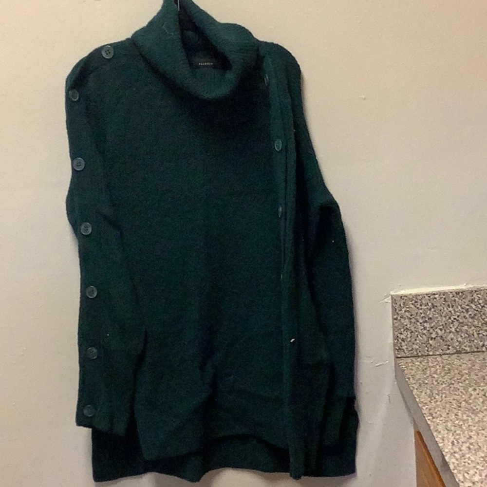 Emerald Green High Turtle Neck Sweater